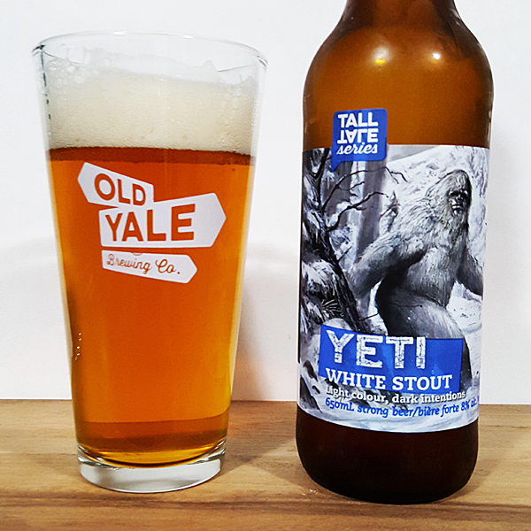 BC Craft Beer Review – Old Yale Brewing Yeti White Stout